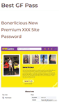 Mobile Screenshot of bestgfpass.com